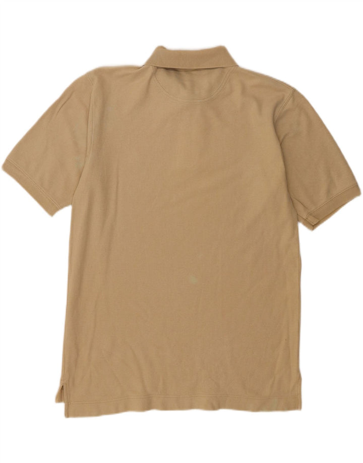 Timberland Herren Poloshirt Small Beige Baumwolle