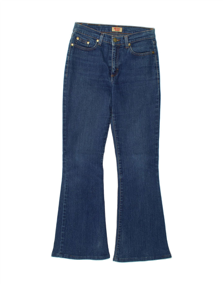 NEXOS Womens Bootcut Jeans IT 42 Medium W28 L29 Blue Cotton Vintage Nexos and Second-Hand Nexos from Messina Hembry 