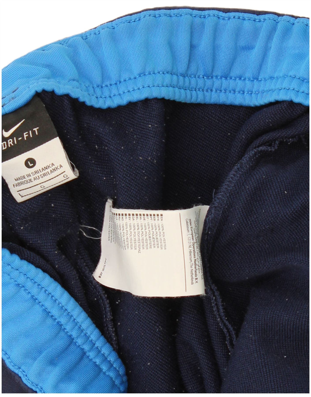 NIKE Herren-Trainingshose Dri Fit, Größe L, Marineblau, Polyester