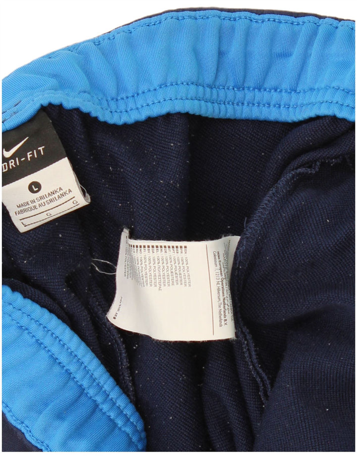NIKE Herren-Trainingshose Dri Fit, Größe L, Marineblau, Polyester
