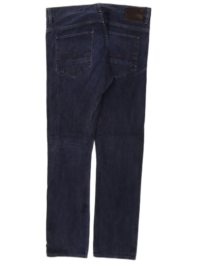 G-Star Herren Slim Jeans W36 L34 Blaue Baumwolle