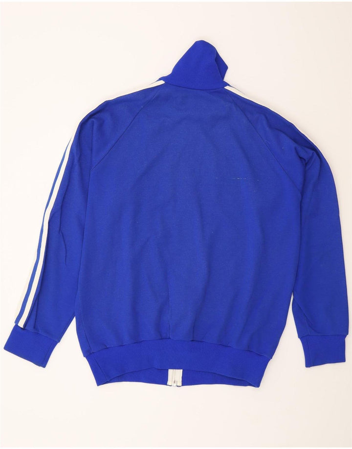 Vintage Herren Trainingsanzug Top Jacke Groß Blau