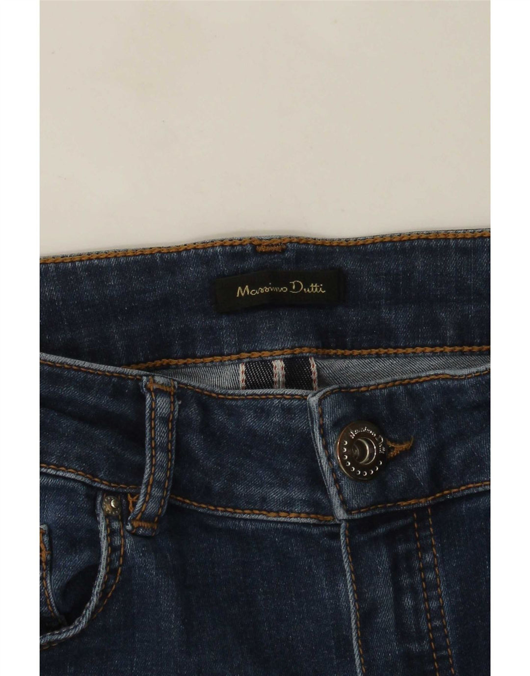 Massimo Dutti Damen Skinny Jeans W28 L29 Blau
