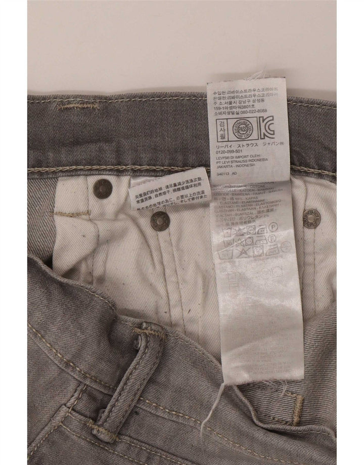 Levi's Herren 511 Slim Jeans W32 L32 Graue Baumwolle