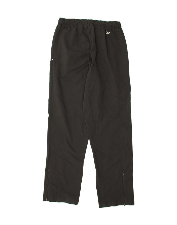 FILA Mens Tracksuit Trousers Small  Black Polyester Vintage Fila and Second-Hand Fila from Messina Hembry 