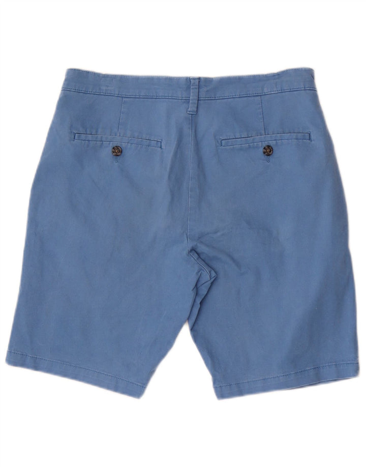 Marks & Spencer Herren Chinoshorts W30 mittelblaue Baumwolle