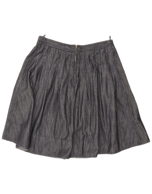 Benetton Damen-A-Linien-Rock, mittelgroß, W28, Marineblau