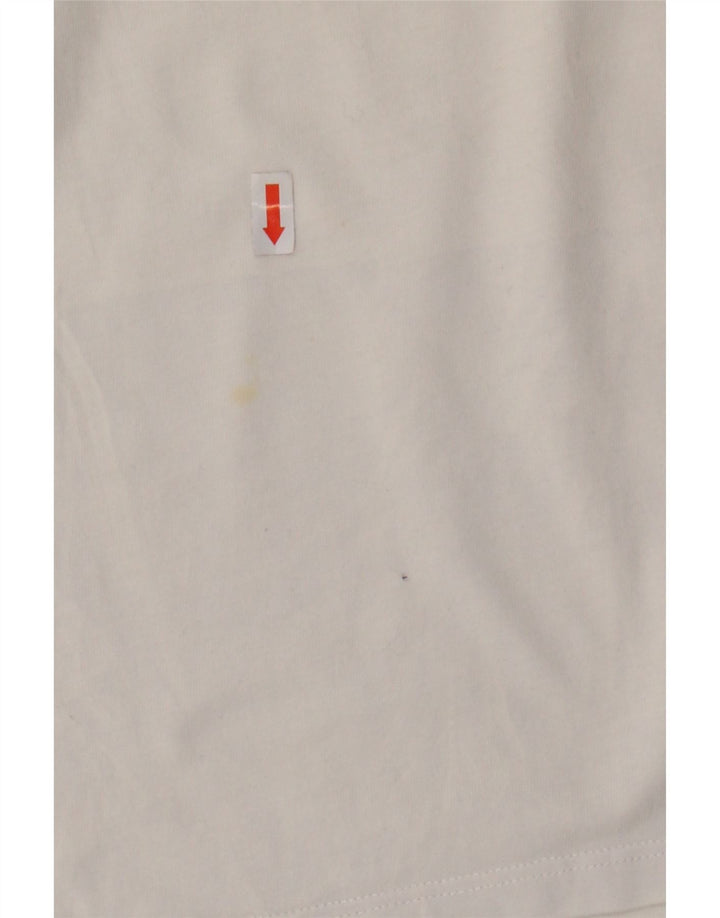 ZARA Womens Vest Top UK 10 Small White Vintage Zara and Second-Hand Zara from Messina Hembry 