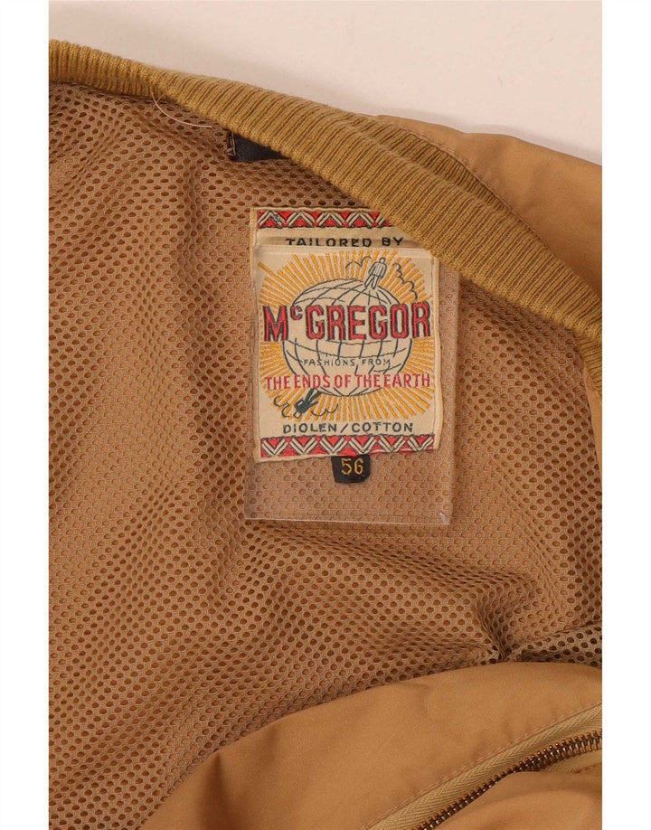 MC Gregor Herren Bomberjacke IT 56 3XL Beige Baumwolle