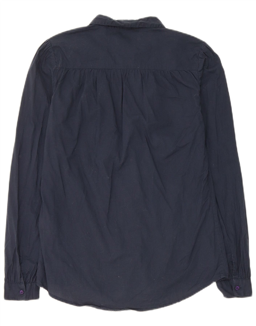 Jack Wills Damenhemd UK 8 Small Marineblaue Baumwolle