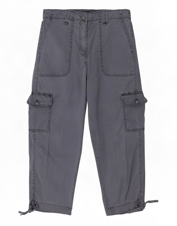 Marks & Spencer Damen Capri-Cargohose UK 12 Medium W28 L22 Blau