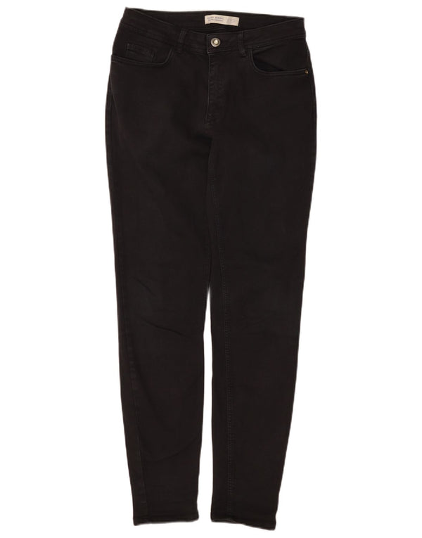ZARA Damen Skinny Jeans EU 38 Small W28 L28 Schwarz