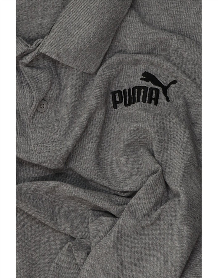 Puma Herren Poloshirt XL Grau