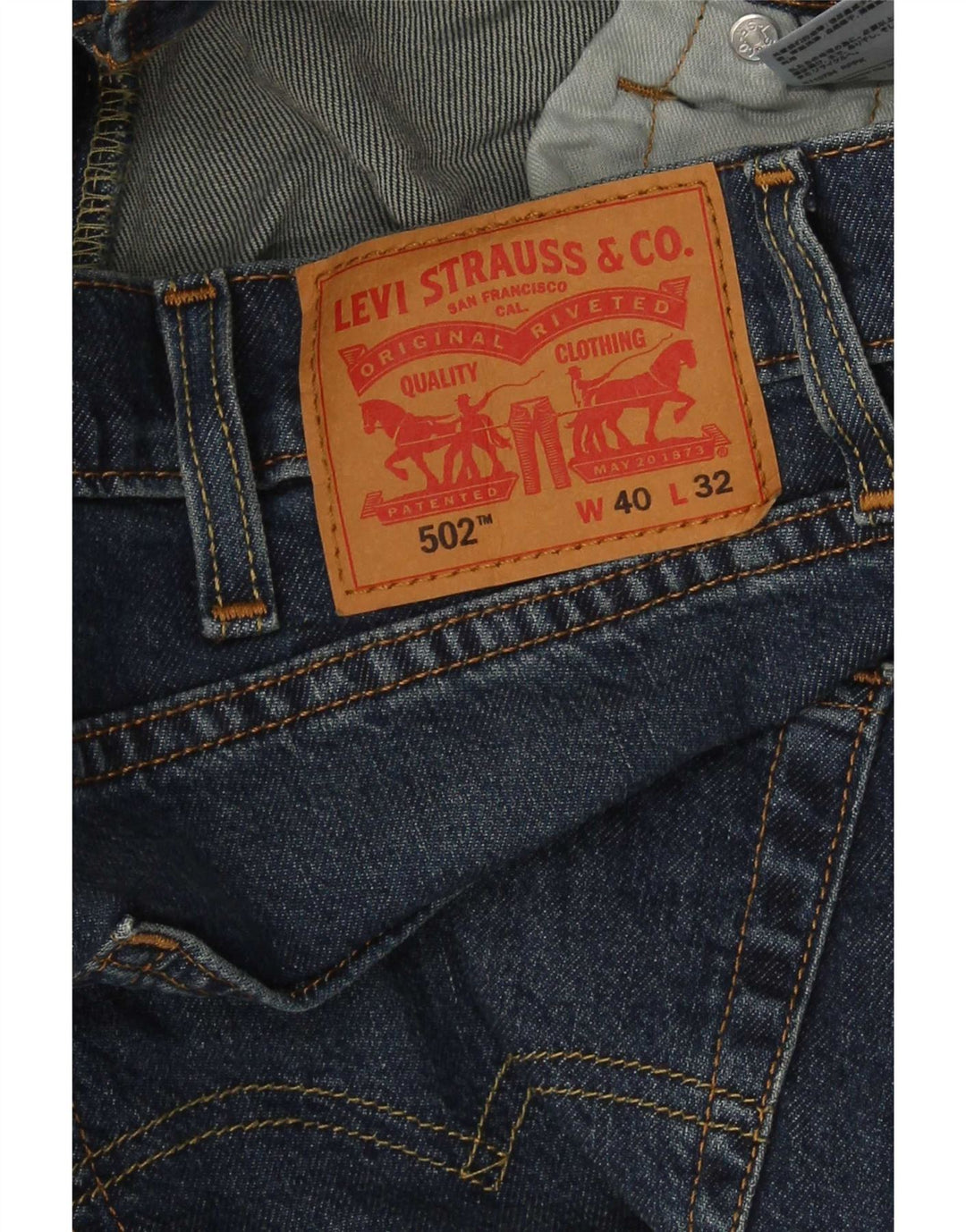 Levi's Herren 502 Tapered Jeans W40 L32 Blau
