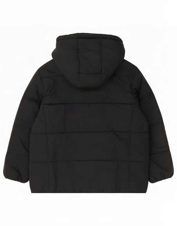 Marks & Spencer Wattierte Damenjacke mit Kapuze, UK 22 3XL, Schwarz, Polyester