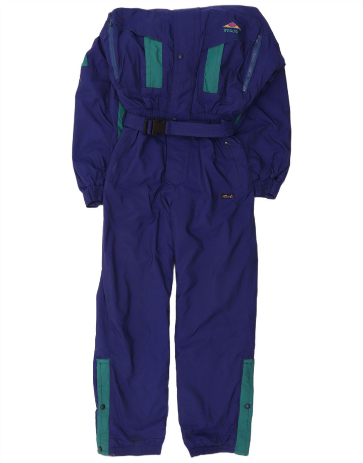 Brugi Herren-Ski-Overall, UK 40, mittleres Marineblau, Colourblock-Polyamid