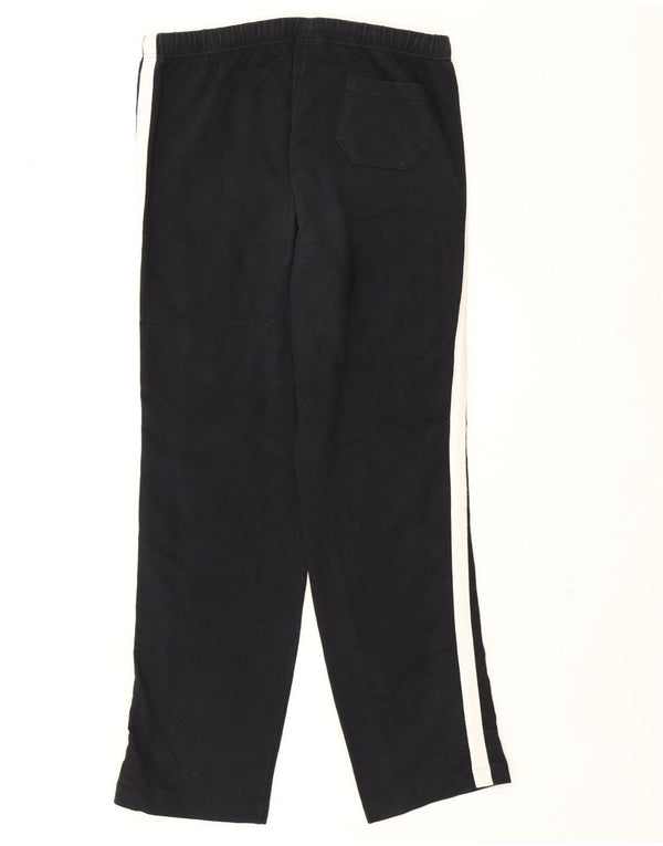 Champion Womens Tracksuit Trousers UK 14 Large Black Colourblock