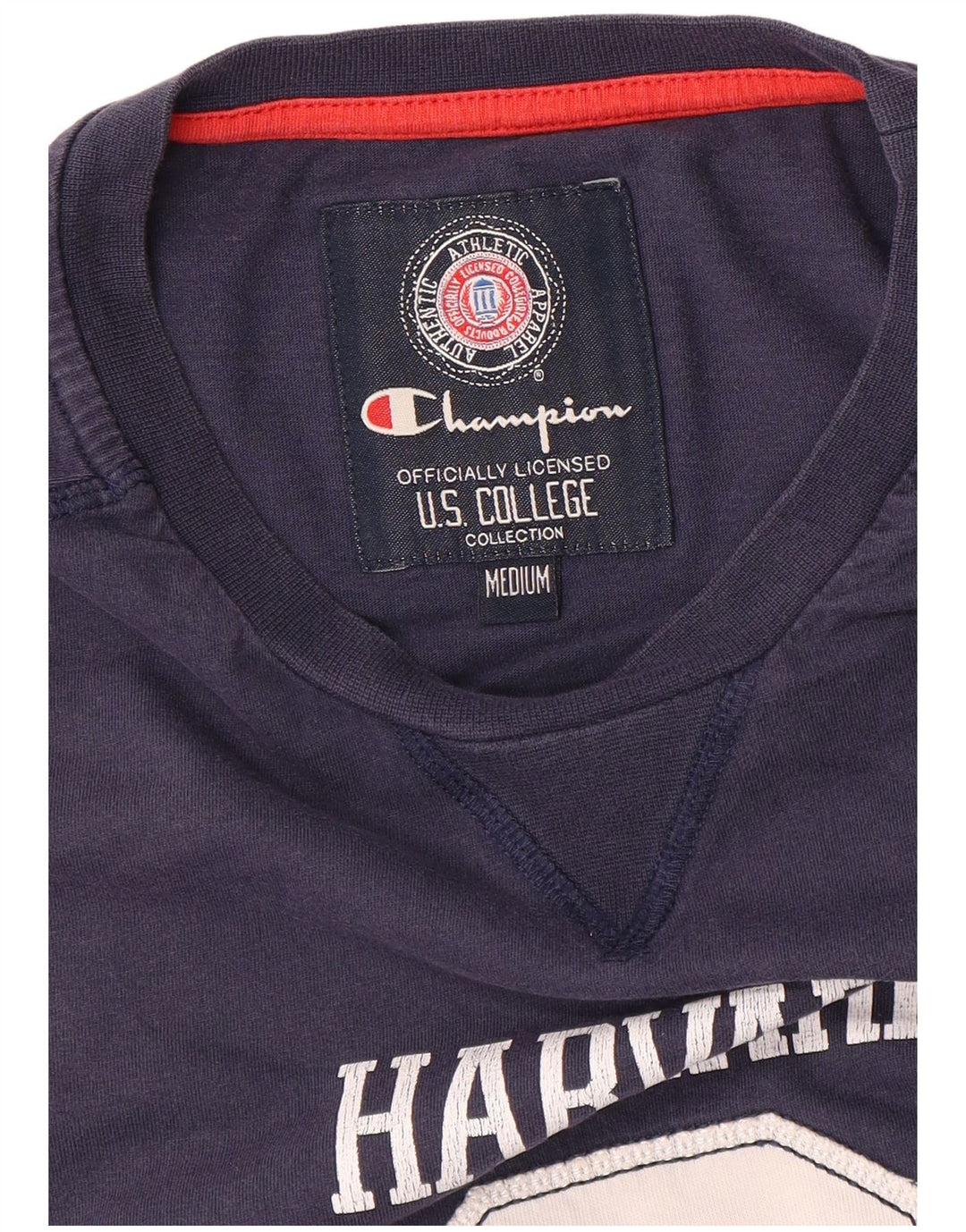 Champion Herren Harvard Graphic T-Shirt Top Medium Marineblau