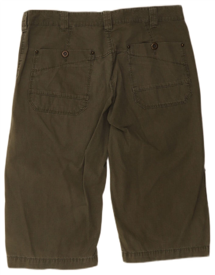 ZARA Herren Cargoshorts EU 46 XL W36 Khaki Baumwolle