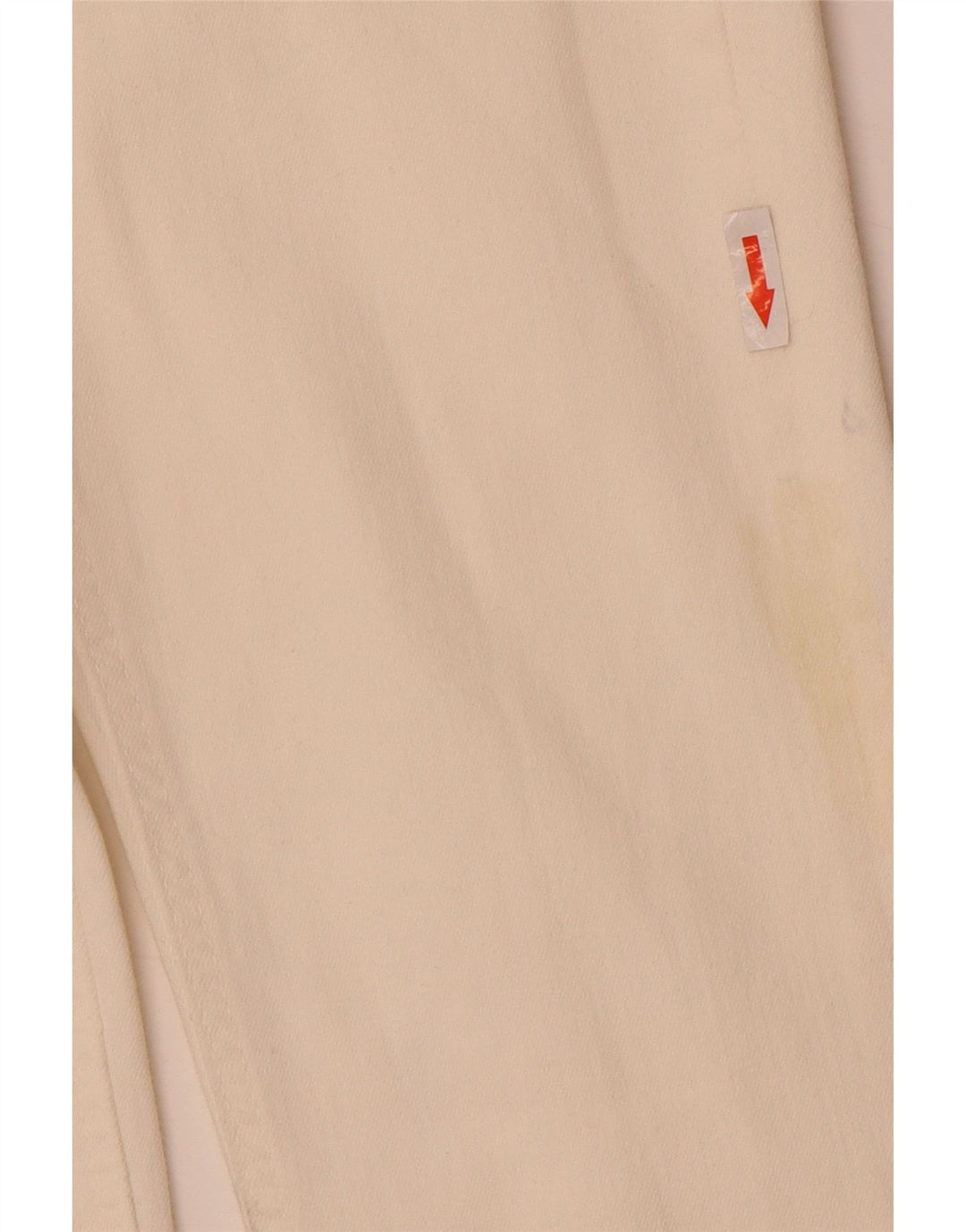 Zara Damen Schlagjeans EU 34 2XS W24 L32 Weiße Baumwolle