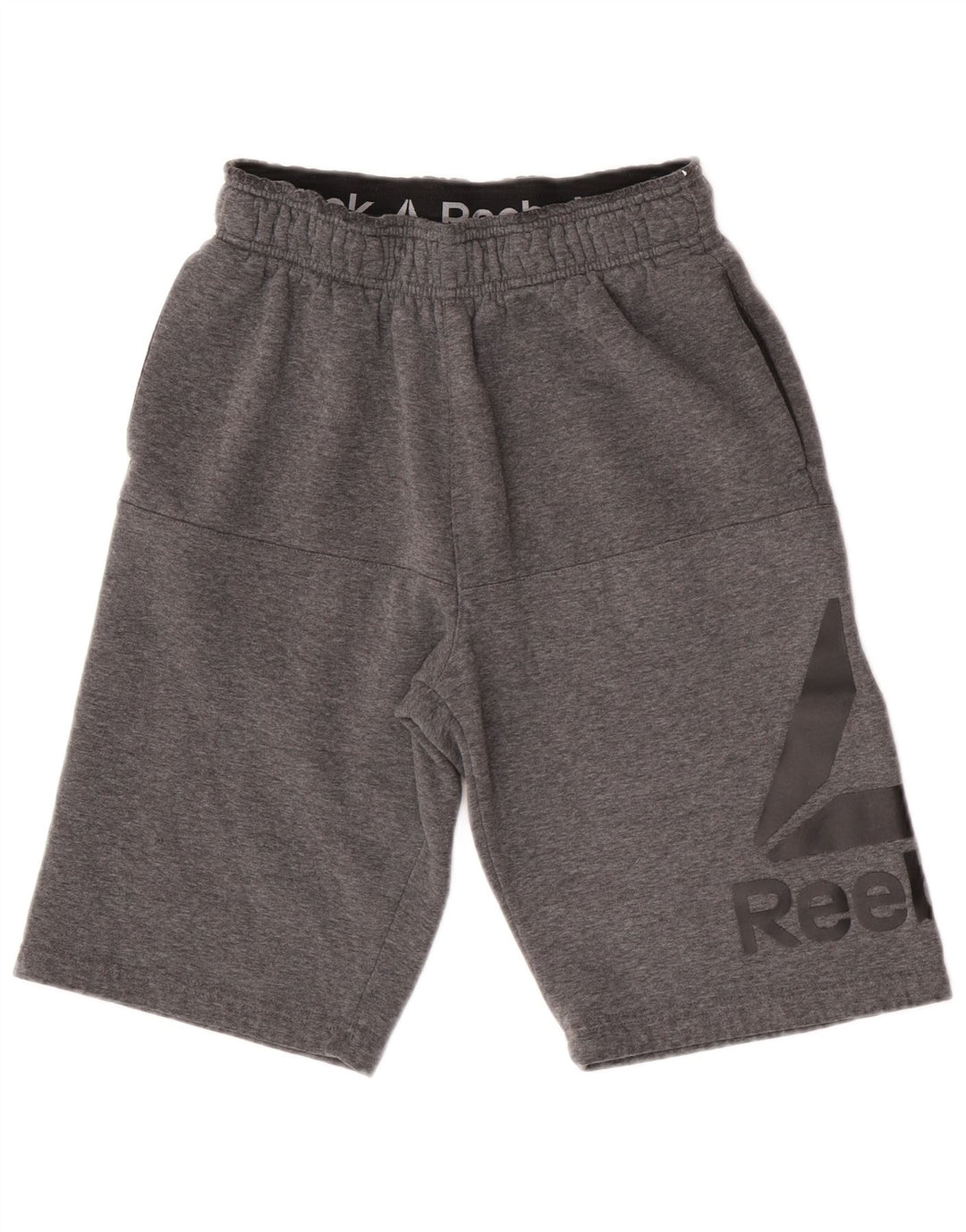 Reebok Herren Graphic Sport Shorts Kleine graue Baumwolle
