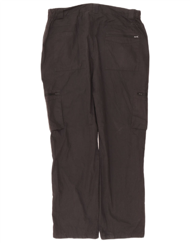 Mountain Warehouse Gerade Cargohose für Damen, W36, L30, Schwarz, Polyester