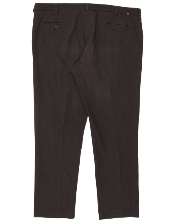 Farah Herren-Klassiker, schmale Anzughose, W44, L33, Grau, Polyester