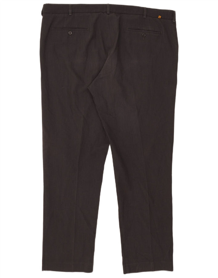 Farah Herren-Klassiker, schmale Anzughose, W44, L33, Grau, Polyester