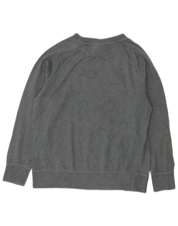Patagonia Jungen-Pullover mit grafischem Kapuzenpullover, 12–13 Jahre, groß, graue Baumwolle