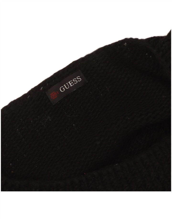 Guess Damen-Pullover mit U-Boot-Ausschnitt, Gr. 12, mittelschwarz