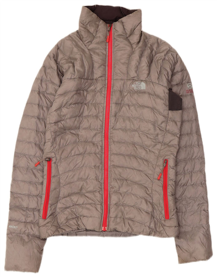 The North Face Damen Wattierte Jacke UK 6 XS Grauer Farbblock