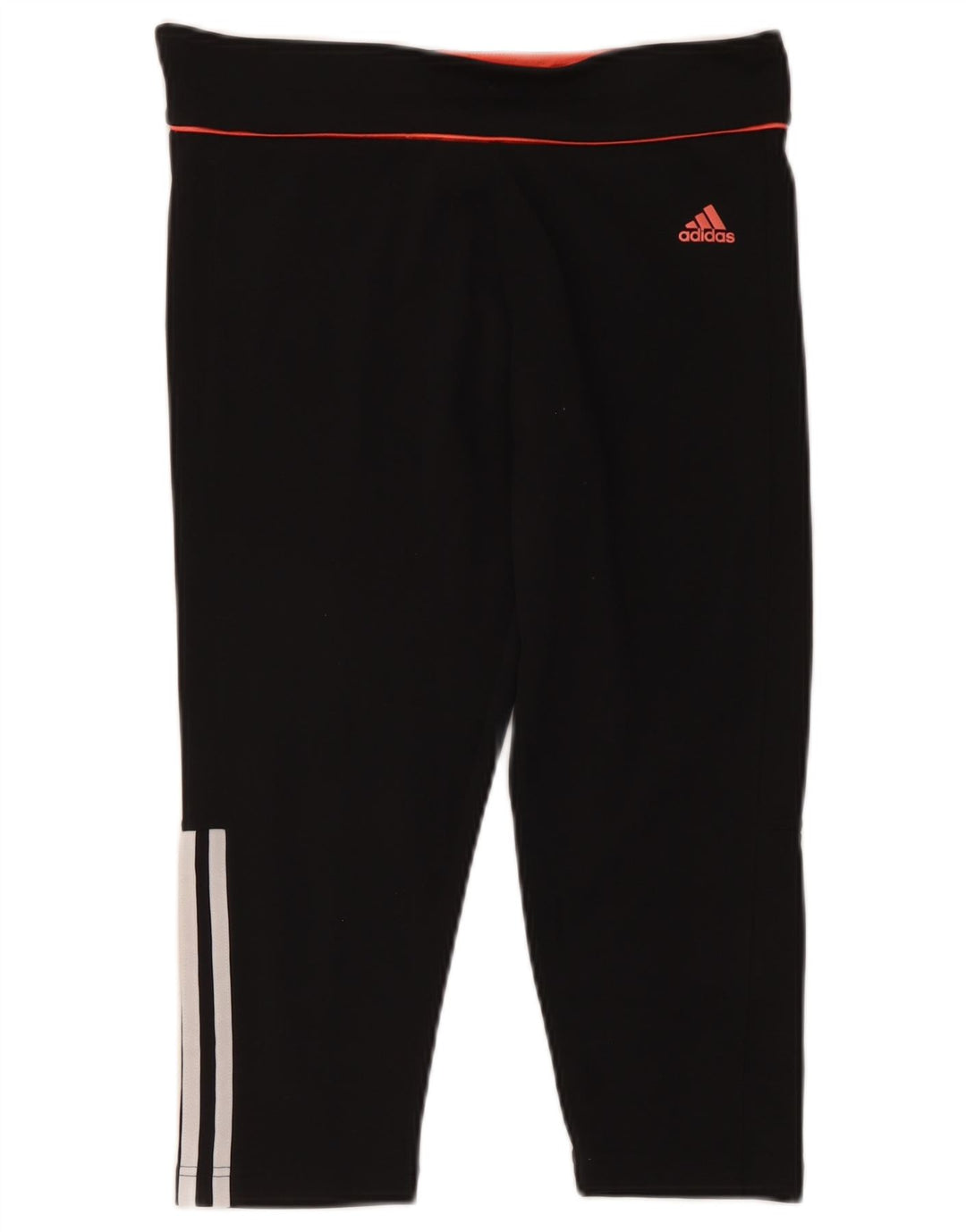 Adidas Damen Climalite Capri Leggings UK 12/14 Medium Schwarz Polyester