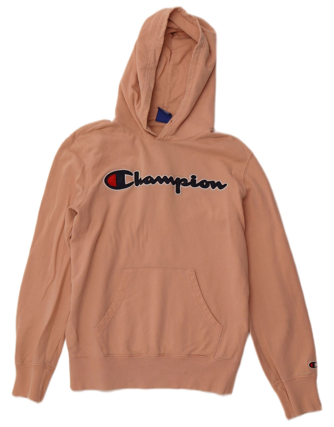 CHAMPION Herren-Kapuzenpullover mit Grafik, Größe S, rosa, Baumwolle