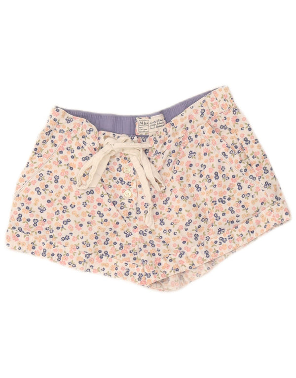 Fat Face Damen-Freizeitshorts, UK 8, Größe S, W32, mehrfarbig, Blumenmuster, Baumwolle
