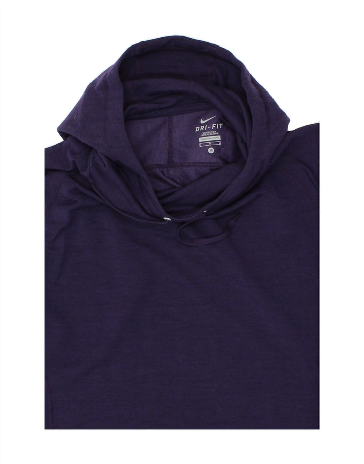 NIKE Womens Hoodie Jumper UK 14 Medium Purple Polyester Vintage Nike and Second-Hand Nike from Messina Hembry 