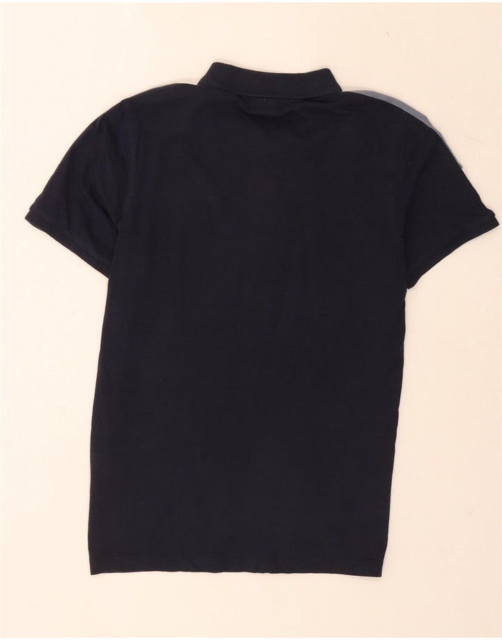 Jack & Jones Herren-Poloshirt, klein, marineblau, Colourblock-Baumwolle