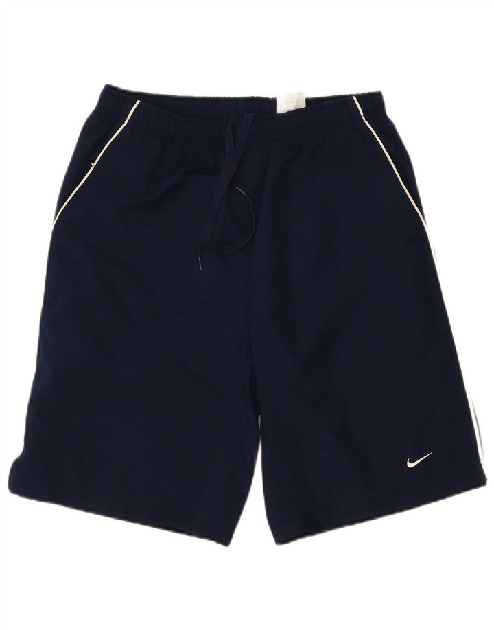 Nike Herren-Sportshorts, Größe S, Marineblau, Polyester