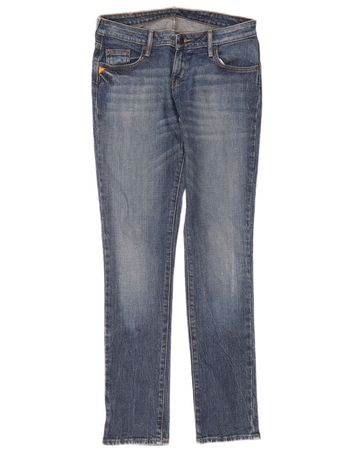Kappa Damen Slim Jeans W31 L33 Blaue Baumwolle