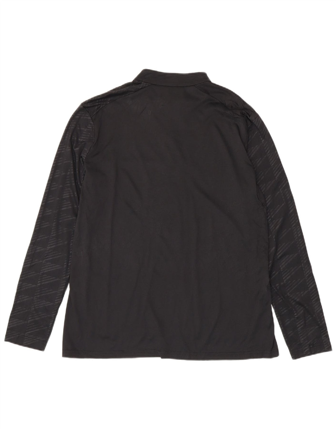 ADIDAS Damen Aeroready Zip Neck Top Langarm UK 20/22 XL Schwarz