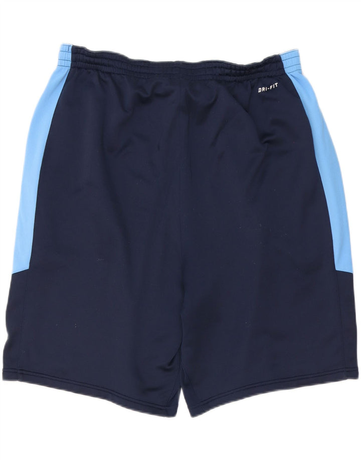 NIKE Herren Dri Fit Sport Shorts 2XL Marineblau Colourblock Polyester