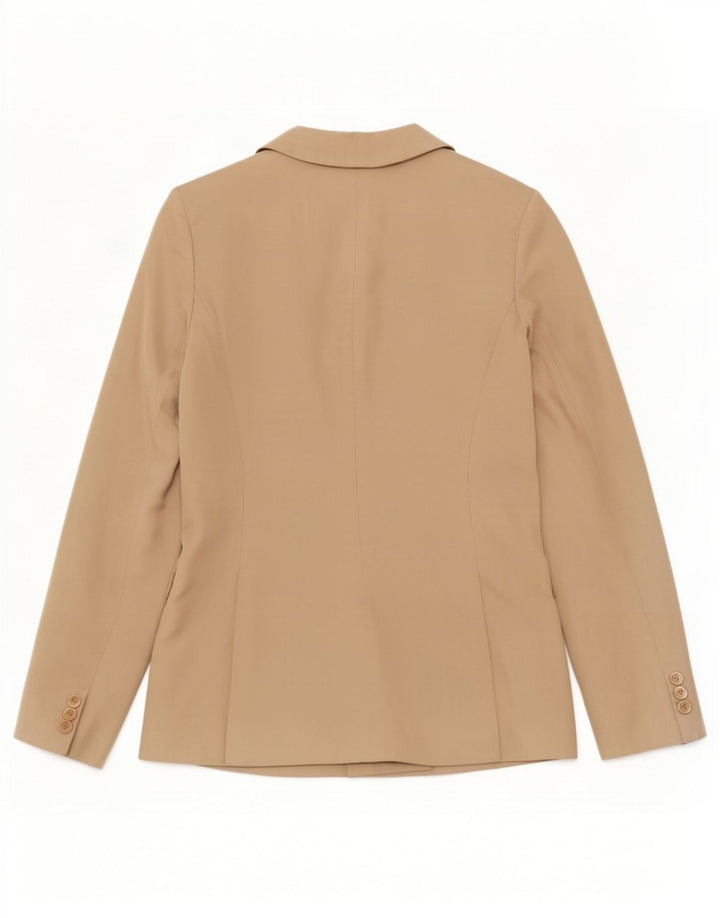 Max & Co. Damen-Blazerjacke mit 1 Knopf, Gr. 10, Größe S, Beige, Acetat