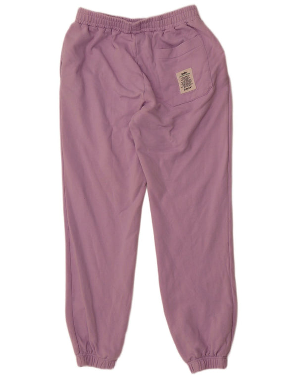 MSGM Damen-Trainingshose, Jogginghose, UK-Größe 44, Größe L, Lila, Baumwolle