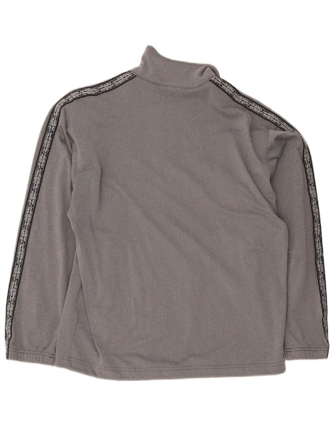 Asics Herren-Trainingsanzug mit grafischem Oberteil, Größe S, Grau
