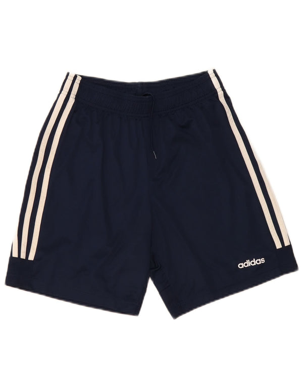 Adidas Jungen Climalite Sport Shorts 13-14 Jahre Marineblau Polyester