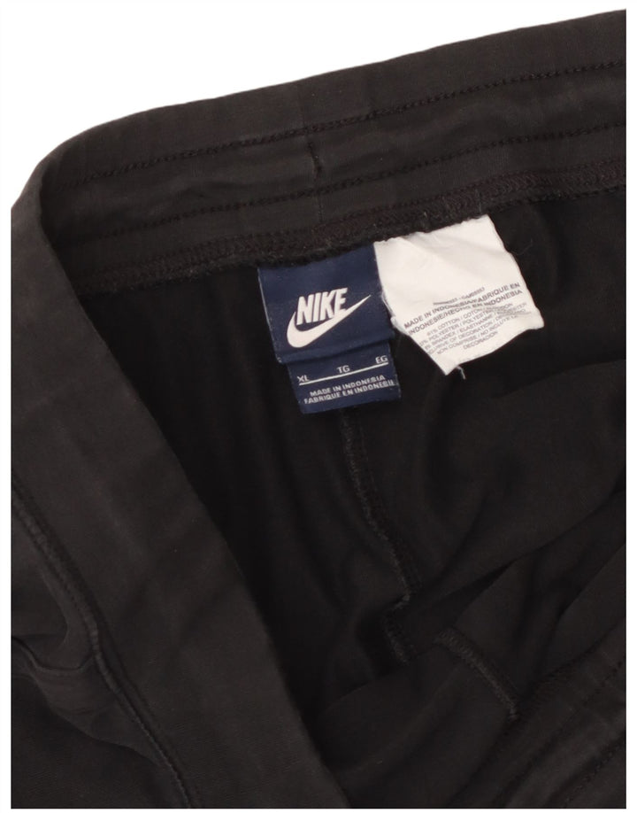 NIKE Herren-Trainingshose XL, schwarze Baumwolle