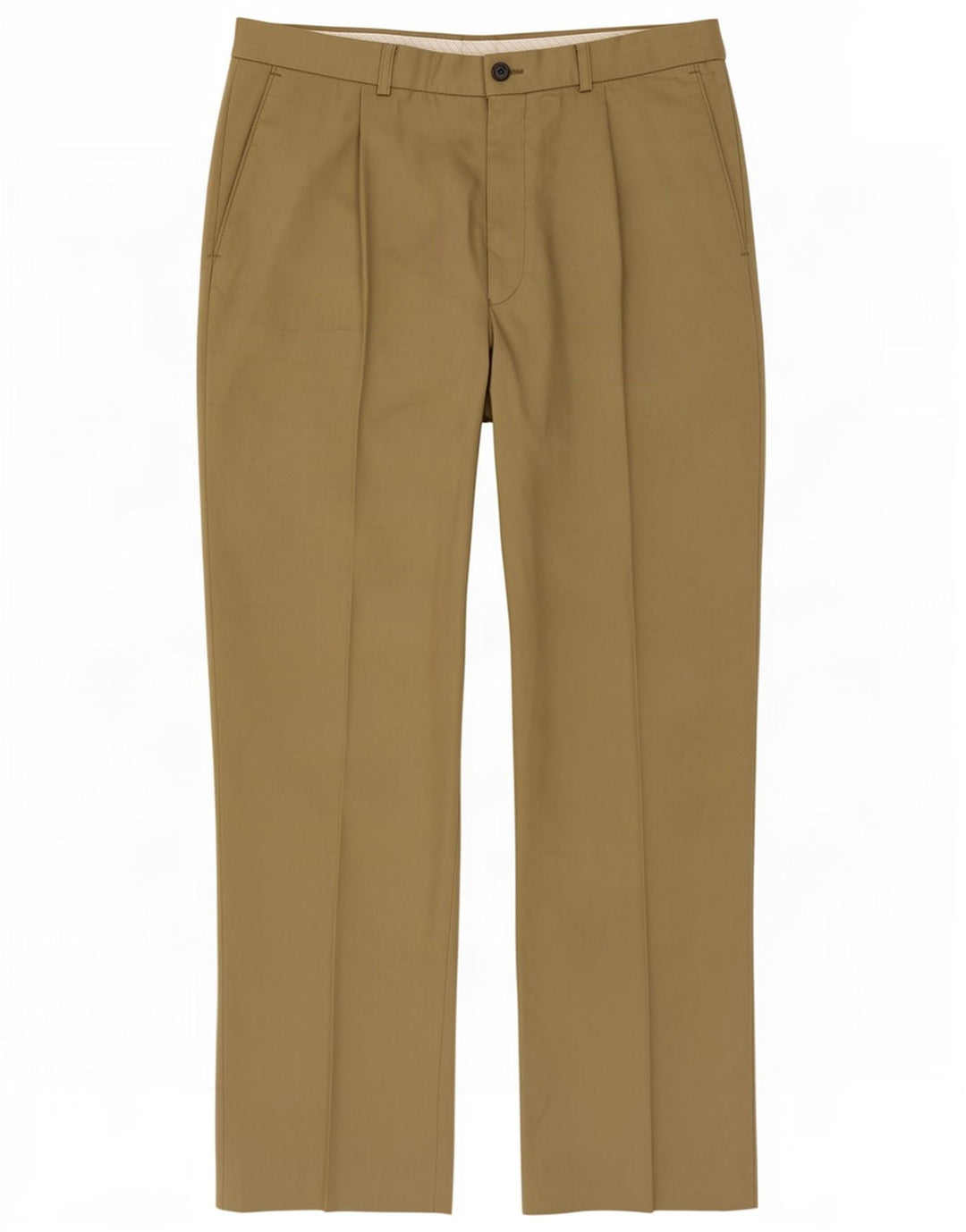 Marks & Spencer Mens Pegged Casual Hose W34 L31 Khaki Polyester
