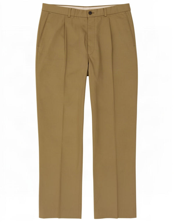 Marks & Spencer Mens Pegged Casual Hose W34 L31 Khaki Polyester
