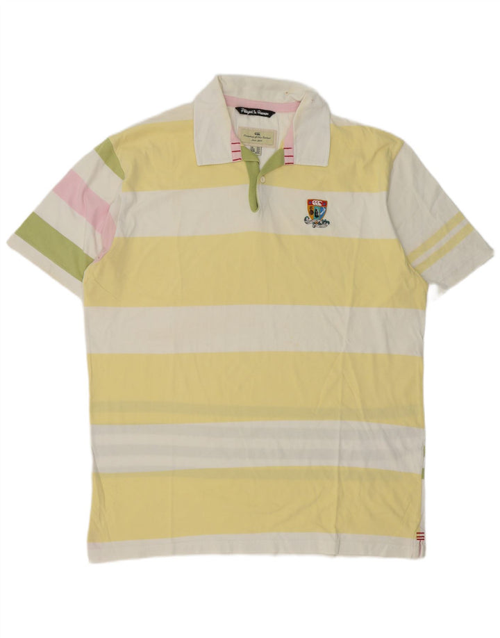 Canterbury Herren Rugby-Poloshirt 2XL Mehrfarbig gestreift