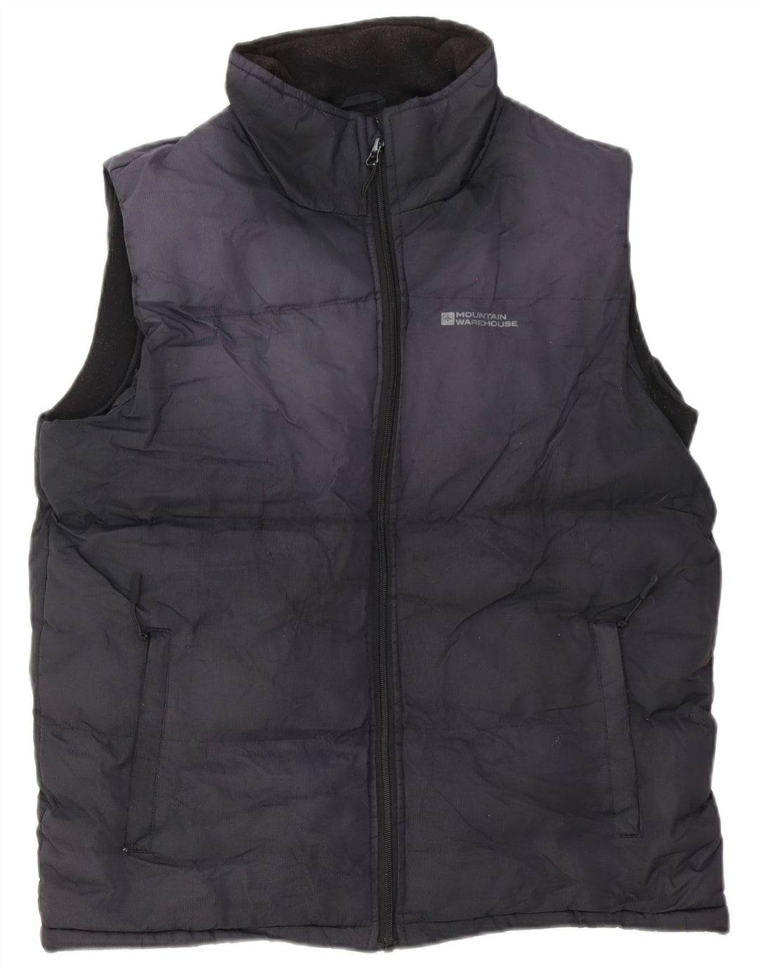 MOUNTAIN WAREHOUSE Wattierte Herrenweste UK 38 Mittelmarineblaues Polyester