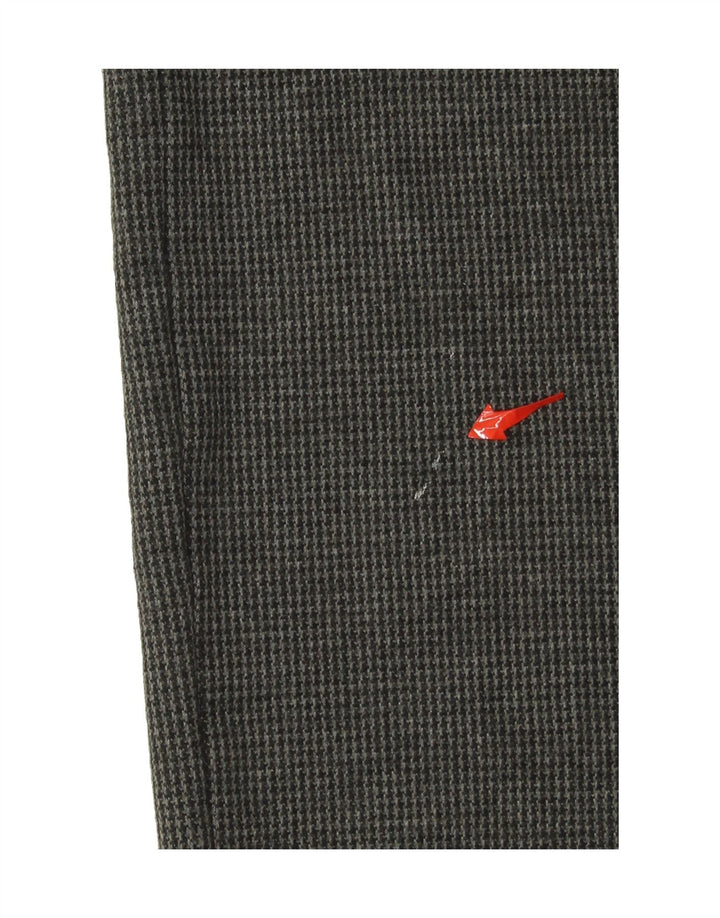 LEE Womens Straight Chino Trousers US 10 Large W30 L30 Grey Houndstooth Vintage Lee and Second-Hand Lee from Messina Hembry 